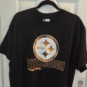 Steelers NWOT NFL Apparel SS Tee XL Black